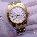 Perfect Replica Audemars Piguet All Gold Asian Mingzhu Watch - Royal Oak Selfwinding 41MM